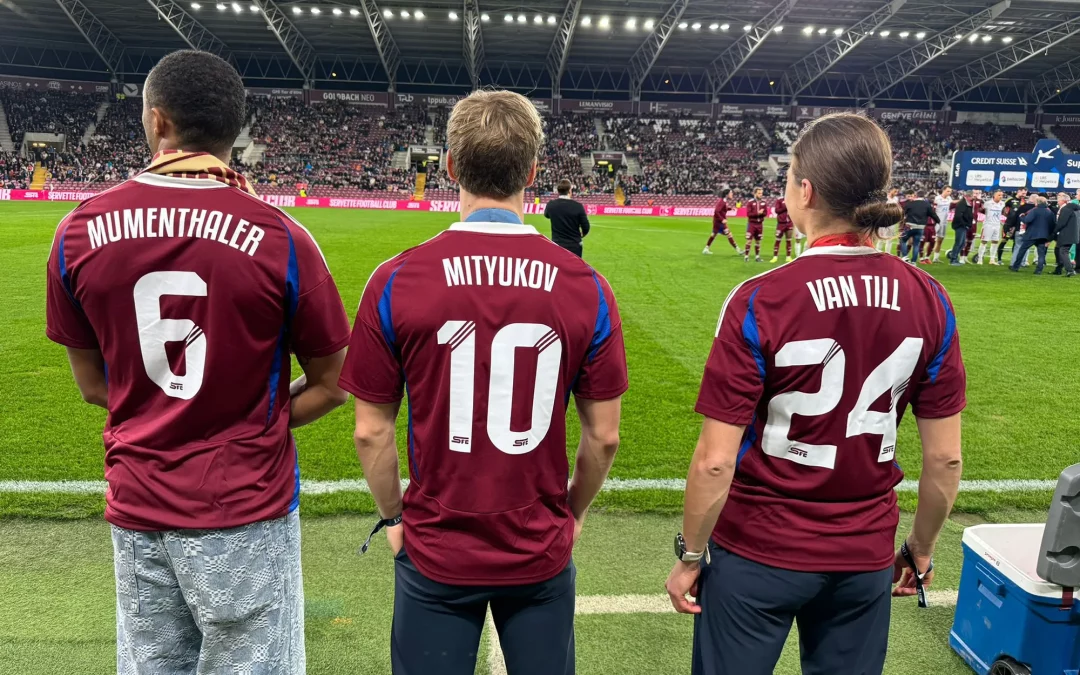 Magnifique accueil du Team Genève par le Servette FC