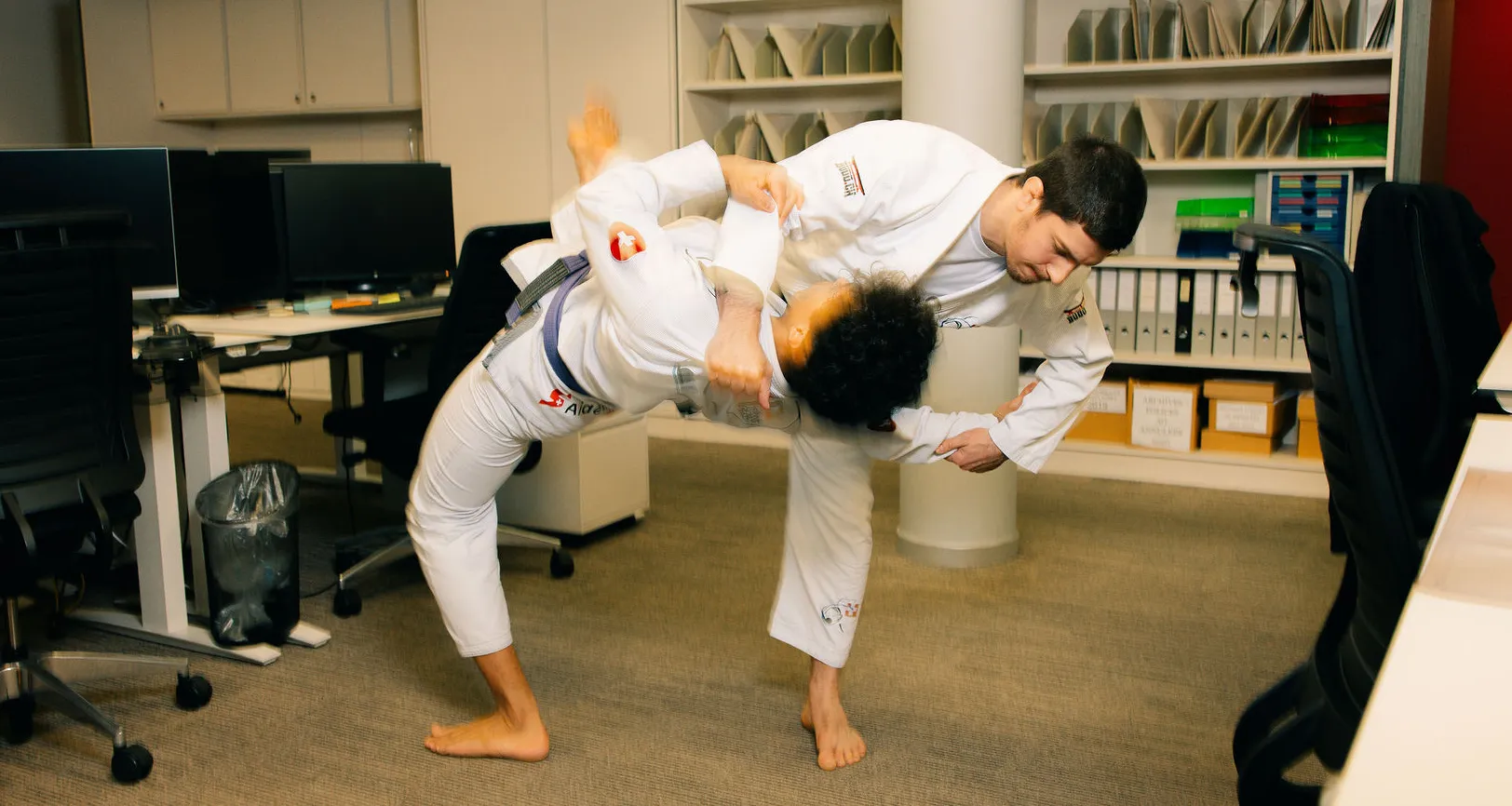 Team-Geneve-Partenaires-Mobiliere-2025-01 deux judoka de team