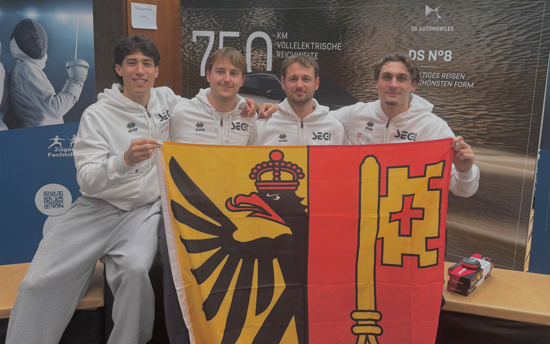Alban, Sven, Ian et Gabriel sont champions suisses !